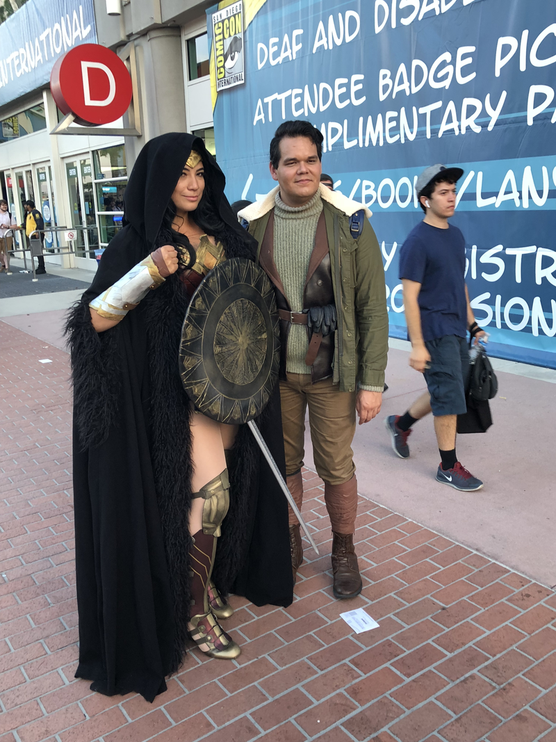 Wonder Woman and Steve Trevor, together again after all these years!